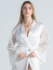 Eve Chantelle Royal Bride Satin Robe