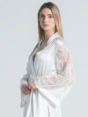 Eve Chantelle Royal Bride Satin Robe