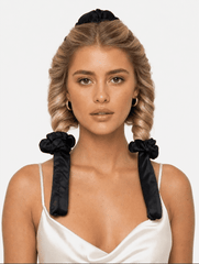 Black Satin Heatless Curler
