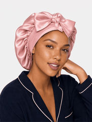 Rose Satin Cap