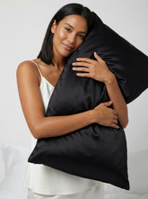 Black Satin Pillowcase