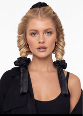 Black Satin Heatless Curler