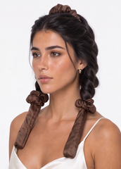 Brown Satin Heatless Curler