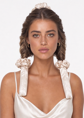 Champagne Satin Heatless Curler