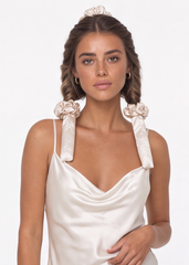 Champagne Satin Heatless Curler