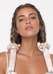 Champagne Satin Heatless Curler
