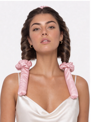 Rose Satin Heatless Curler