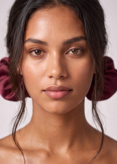 Burgundy Satin Bunbons (Set of 3)