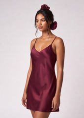 Burgundy Satin Bunbons (Set of 3)