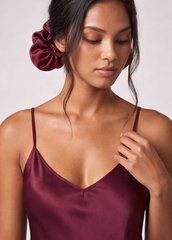 Burgundy Satin Bunbons (Set of 3)