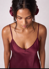 Burgundy Satin Bunbons (Set of 3)