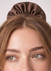 Brown Satin Bunbons (Set of 3)