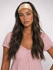 Champagne Satin Headband