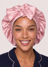 Rose Satin Cap