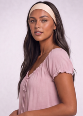 Champagne Satin Headband