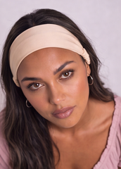 Champagne Satin Headband
