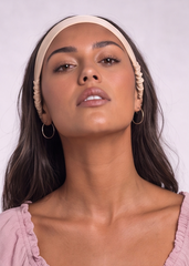 Champagne Satin Headband
