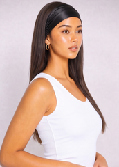 Black Satin Headband