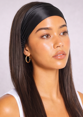 Black Satin Headband
