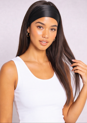 Black Satin Headband