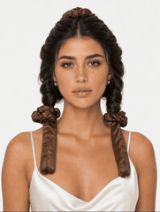 Brown Satin Heatless Curler