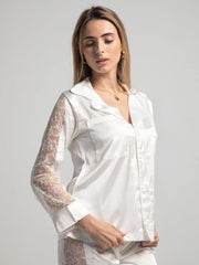Eve Chantelle Bridal Bliss Satin Pajama Set
