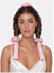 Rose Satin Heatless Curler