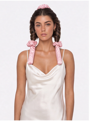 Rose Satin Heatless Curler