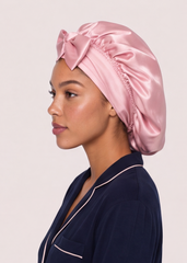 Rose Satin Cap