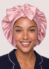 Rose Satin Cap