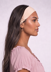 Champagne Satin Headband